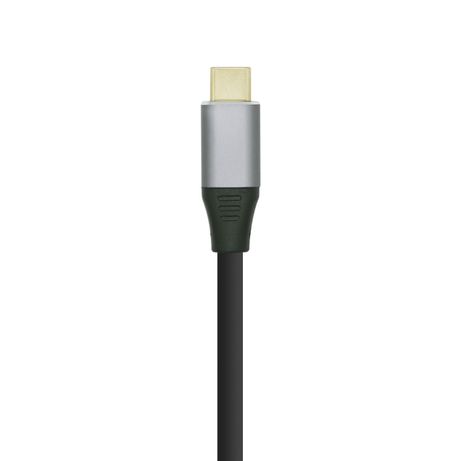AISENS Cable displayport macho a usb tipo-c macho 1.8m aluminio negro - Imagen 4 de 4 AISENS Cable displayport macho a usb tipo-c macho 1.8m aluminio negro - Imagen 4 de 4