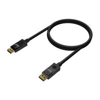 Miniatura 3 de AISENS Cable DISPLAYPORT V1.2 4K@60Hz, DP/M-DP/M, Negro,1.5M
