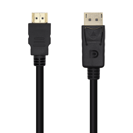 AISENS Cable Conversor DisplayPort A HDMI, DP/M-HDMI/M, Negro, 5.0m - Imagen 1 de 4 AISENS Cable Conversor DisplayPort A HDMI, DP/M-HDMI/M, Negro, 5.0m - Imagen 1 de 4