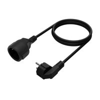 Miniatura 3 de AISENS - CABLE ALARGADOR DE ALIMENTACION SCHUKO, CEE7/M-CEE7/H, NEGRO,