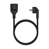 Miniatura 4 de AISENS - CABLE ALARGADOR DE ALIMENTACION SCHUKO, CEE7/M-CEE7/H, NEGRO,
