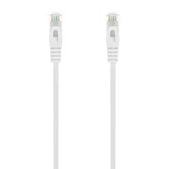 AISENS Cable de Red Latiguillo RJ45 LSZH Cat.6A 500 Mhz UTP AWG24, Blanco, 2.0M