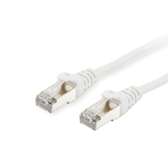 LATIGUILLO  APANTALLADO S/FTP CATEGORIA 6A LIBRE DE HALOGENOS 10G 30M COLOR BLANCO EQUIP 606011