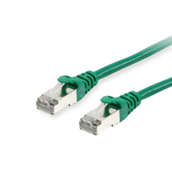 LATIGUILLO  APANTALLADO S/FTP CATEGORIA 6A LIBRE DE HALOGENOS 10G 20M COLOR VERDE EQUIP 606410