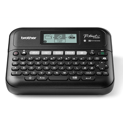 DESKTOP ELECTRONIC LABEL MAKER WITH KEYBOARD CONNECTION TO PC  A