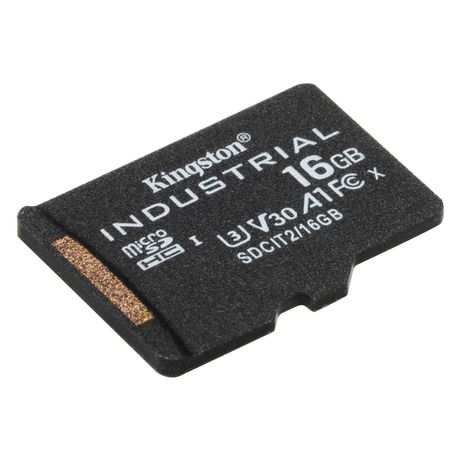 KINGSTON 16GB MICROSDHC INDUSTRIAL C10 A1 PSLC CARD SINGLE PACK W/O ADAPTER - Imagen 3 de 4 KINGSTON 16GB MICROSDHC INDUSTRIAL C10 A1 PSLC CARD SINGLE PACK W/O ADAPTER - Imagen 3 de 4