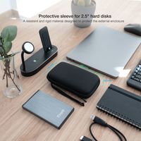 Miniatura 3 de ESTUCHE PROTECTOR PARA CAJA HDD TOOQ TQBC-E2503B 2.5" NEGRO