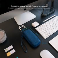 Miniatura 3 de ESTUCHE PROTECTOR PARA CAJA HDD TOOQ TQBC-M201PB M.2 AZUL PACIFICO