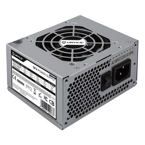 Fuente Alimentación 450W UNYKA SFX 450W Non-Modular Silver - Imagen 2 de 5 Fuente Alimentación 450W UNYKA SFX 450W Non-Modular Silver - Imagen 2 de 5