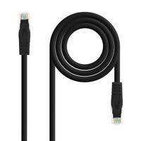 Miniatura 2 de NANOCABLE CABLE RED LATIGUILLO RJ45 LSZH CAT.6A UTP AWG24, NEGRO, 25 CM