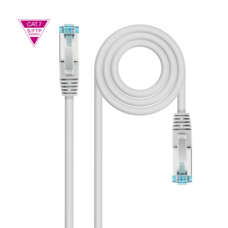 LATIGUILLO/CABLE RED NANO CABLE CAT.7 RJ45 LSZH SFTP PIMF AWG26 50CM BLANCO - Imagen 2 de 5 LATIGUILLO/CABLE RED NANO CABLE CAT.7 RJ45 LSZH SFTP PIMF AWG26 50CM BLANCO - Imagen 2 de 5
