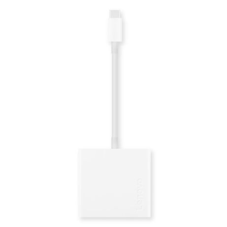 ADAPTADOR LENOVO USB-C 3-in-1 Travel Hub, 4K HDMI, VGA, USB 3.0, Simple Plug and Play (universal p - Imagen 3 de 3 ADAPTADOR LENOVO USB-C 3-in-1 Travel Hub, 4K HDMI, VGA, USB 3.0, Simple Plug and Play (universal p - Imagen 3 de 3