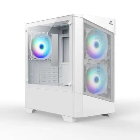 CAJA M-ATX NETWAY XG525+3 FAN ARGB BLANCA - Imagen 1 de 4 CAJA M-ATX NETWAY XG525+3 FAN ARGB BLANCA - Imagen 1 de 4