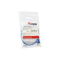Miniatura 5 de LATIGUILLO SLIM APANTALLADO S/FTP CATEGORIA 6A LIBRE DE HALOGENOS 10G 0,5M COLOR AZUL EQUIP 606113