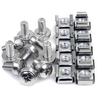 Miniatura 3 de Paquete de 50 Tornillos y Tuercas Enjauladas Cage Nuts M6