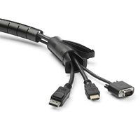 Miniatura 6 de SPIRAL CABLE MANAGEMENT SLEEVE 45MMX1.5M /1.8X4.9 - BLA CK