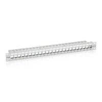 Miniatura 1 de PATCH PANEL 24 PUERTOS CAT.6 APANTALLADO VACIO COLOR GRIS