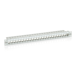 PATCH PANEL 24 PUERTOS CAT.6 APANTALLADO VACIO COLOR GRIS