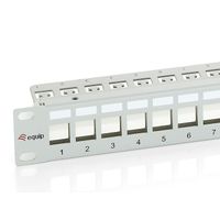 Miniatura 3 de PATCH PANEL 24 PUERTOS CAT.6 APANTALLADO VACIO COLOR GRIS