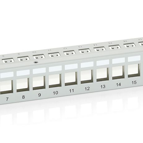 PATCH PANEL 24 PUERTOS CAT.6 APANTALLADO VACIO COLOR GRIS - Imagen 4 de 6 PATCH PANEL 24 PUERTOS CAT.6 APANTALLADO VACIO COLOR GRIS - Imagen 4 de 6