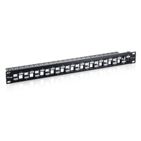 Miniatura 1 de PATCH PANEL VACIO CAT.6 A 24 PUERTOS KEYSTONE APANTALLADO