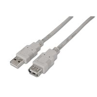 Miniatura 2 de Aisens Cable Usb 2.0 Tipo A/M-A/H Beige 1M