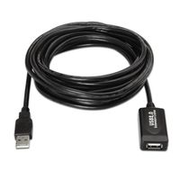 Miniatura 3 de CABLE EXTENSOR USB(A)2.0 M A USB(A) 2.0 H AISENS 5M NEGRO A101-0018