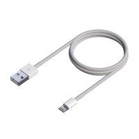 Miniatura 3 de AISENS Cable Lightning A USB 2.0, Lightning/M-USB A/M, Blanco, 0.5 m