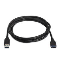 Miniatura 3 de Aisens - Cable Usb 3.0, Tipo A/M-A/H, Negro, 1M