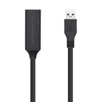Miniatura 2 de Cable alargador aisens usb 3.1 gen 1 usb tipo-a macho a usb tipo-a hembra 10m negro A105-0408
