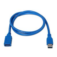 Miniatura 3 de CABLE ALARGADOR USB 3.0 AISENS A105-0046 MACHO A HEMBRA AZUL A105-0046