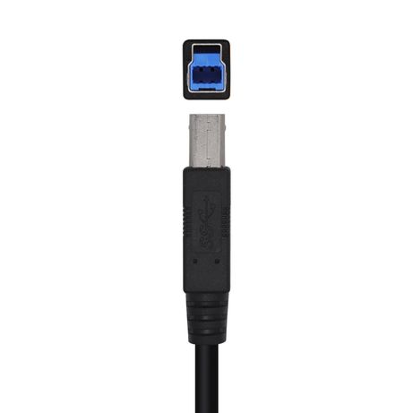 AISENS Cable USB 3.0 Impresora Tipo A/M-B/M, Negro, 3.0m - Imagen 3 de 4 AISENS Cable USB 3.0 Impresora Tipo A/M-B/M, Negro, 3.0m - Imagen 3 de 4