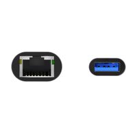 Miniatura 4 de AISENS Conversor USB 3.0 A Ethernet Gigabit 10/100/1000 Mbps, Gris, 15cm