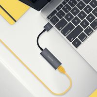 Miniatura 6 de AISENS Conversor USB 3.0 A Ethernet Gigabit 10/100/1000 Mbps, Gris, 15cm