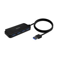 Miniatura 2 de AISENS Hub USB 3.0, Tipo A/M-4x Tipo A/H, Negro, 60cm
