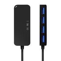 Miniatura 4 de AISENS Hub USB 3.0, Tipo A/M-4x Tipo A/H, Negro, 60cm