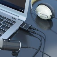 Miniatura 5 de CONVERSOR AISENS USB-A A AUDIO 48KHZ USB-A/M-2XJACK 3.5/H NEGRO