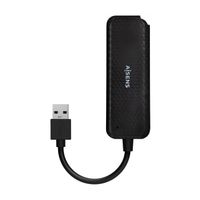 Miniatura 3 de AISENS Hub USB 3.0, Tipo A/M-4x Tipo A/H, Negro, 15cm