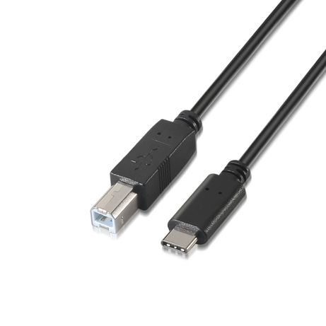 Aisens Cable Usb 2.0 Impresora 3A Tipo Usb-C/M-B/M Negro 1M - Imagen 2 de 3 Aisens Cable Usb 2.0 Impresora 3A Tipo Usb-C/M-B/M Negro 1M - Imagen 2 de 3