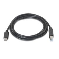 Miniatura 3 de Aisens Cable Usb 2.0 Impresora 3A Tipo Usb-C/M-B/M Negro 1M