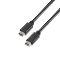 Miniatura 2 de Aisens Cable Usb 2.0 3A Tipo Usb-C/M-Usb-C/M Negro 0,5M