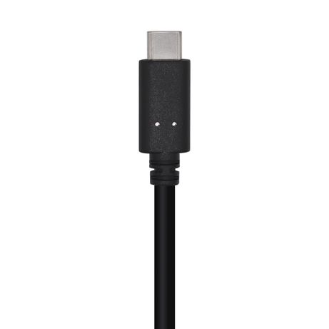 Aisens - Cable Usb 3.1 Gen2 10Gbps 3A, Tipo Usb-C/M-A/M, Negro, 1.5M - Imagen 3 de 4 Aisens - Cable Usb 3.1 Gen2 10Gbps 3A, Tipo Usb-C/M-A/M, Negro, 1.5M - Imagen 3 de 4