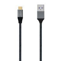 Miniatura 2 de AISENS Cable USB 3.1 Gen2 Aluminio 10Gbps 3A, Tipo USB-C/M-A/M, Gris, 0.5M