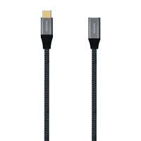 Miniatura 1 de AISENS - CABLE USB 3.2 GEN2x2 ALUMINIO 20GBPS 5A 100W, TIPO USB-C/M-USB-C/H, GRIS, 1M