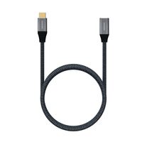 Miniatura 4 de AISENS - CABLE USB 3.2 GEN2x2 ALUMINIO 20GBPS 5A 100W, TIPO USB-C/M-USB-C/H, GRIS, 1M