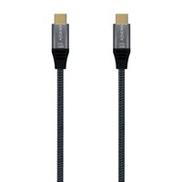 Miniatura 2 de AISENS Cable USB 3.2 Gen2X2 Aluminio 20Gbps 5A 100W E-Mark, Tipo USB-C/M-USB-C/M, Gris, 2.0M