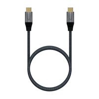 Miniatura 4 de AISENS Cable USB 3.2 Gen2X2 Aluminio 20Gbps 5A 100W E-Mark, Tipo USB-C/M-USB-C/M, Gris, 2.0M