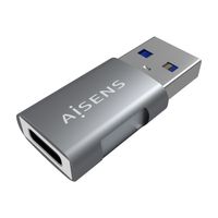 Miniatura 2 de AISENS - MINI ADAPTADOR USB 3.2 GEN2 10G 3A, TIPO USB-C/H-A/M, GRIS