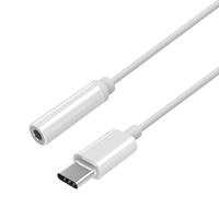 Miniatura 1 de ADAPTADOR AISENS CONECTOR USB TIPO-C MACHO A JACK 3.5MM HEMBRA 15CM BLANCO A109-0384