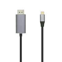 Miniatura 1 de AISENS Cable conversor USB-C a Displayport 4K@60HZ 0.8m Negro